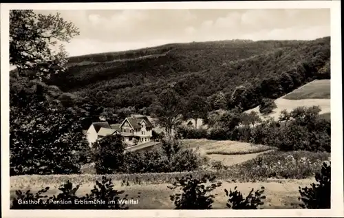 Ak Altweilnau Weilrod im Taunus, Erbismühle im Weiltal