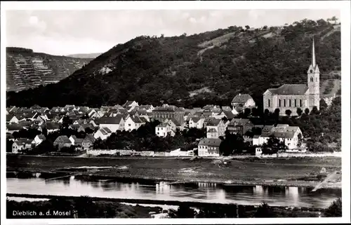 Ak Dieblich an der Mosel, Gesamtansicht