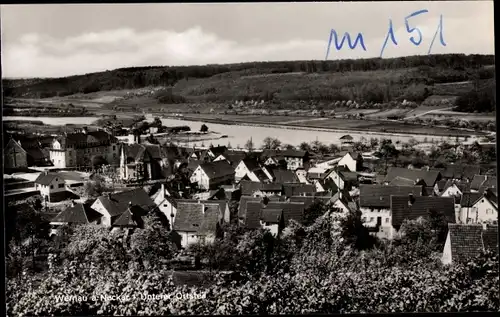 Ak Wernau am Neckar, Unterer Ortsteil