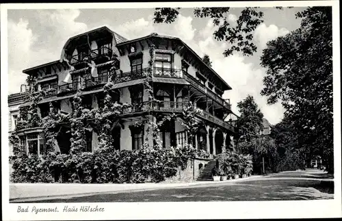 Ak Bad Pyrmont in Niedersachsen, Haus Hölscher