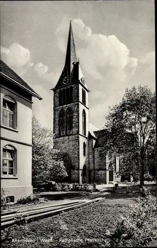 Ak Altenbeken in Westfalen, Katholische Pfarrkirche