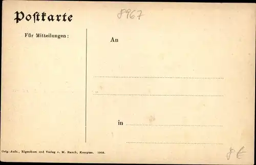 Ak Oy Mittelberg im Allgäu, Gebirgspanorama von der Gerhalde aus, Gasthaus zur Krone