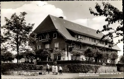 Ak Sankt Märgen im Schwarzwald, Hotel zum Hirschen