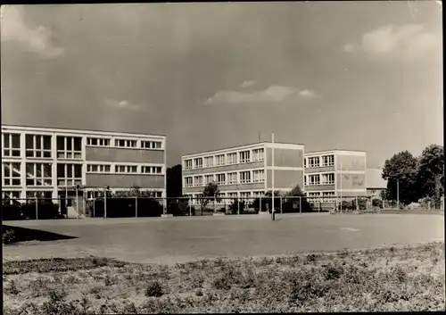 Ak Tessin in Mecklenburg, Polytechnische Oberschule Anne Frank
