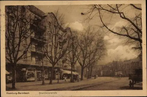 Ak Hamburg Nord Barmbek, Bramfelder Straße