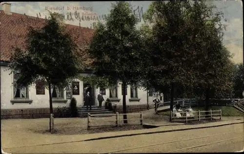 Ak Hamburg Eimsbüttel Niendorf, Gasthof Bellevue