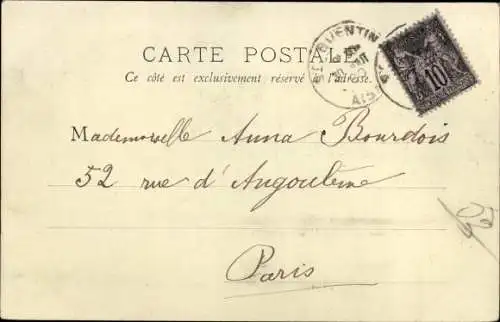 Ak Saint Quentin Aisne, Monument du 8 Octobre 1870