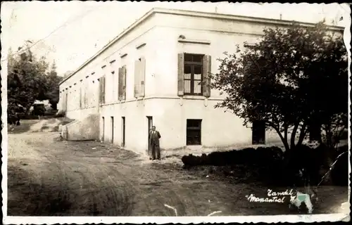 Ak Buenos Aires Argentinien, Gebäude, Straße, Bäume