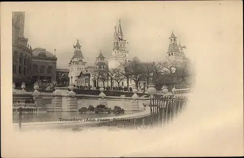 Ak Paris XVI Trocadéro, Exposition Universelle 1900, Asie russe, Siberie