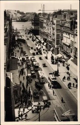 Ak Marseille Bouches du Rhône, La Canebiere