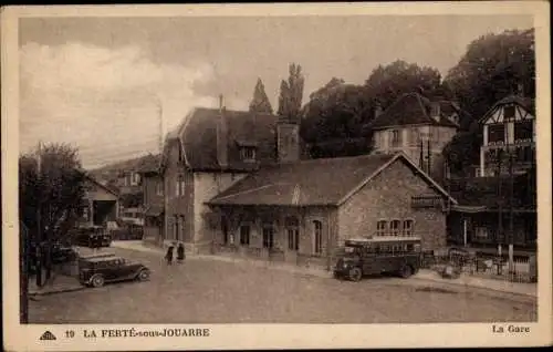 Ak La Ferté sous Jouarre Seine et Marne, La Gare