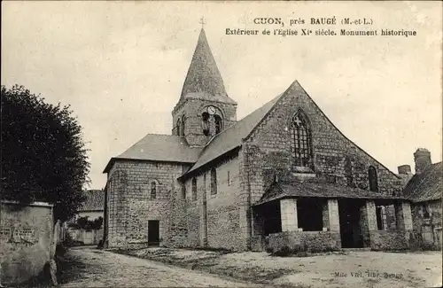 Ak Cuon Maine et Loire, L'Eglise, Monument historique