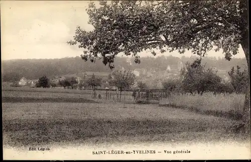 Ak Saint Leger en Yvelines, Vue generale