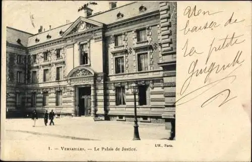 Ak Versailles Yvelines, Le Palais de Justice