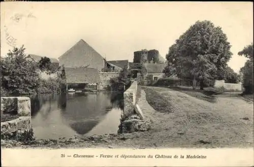 Ak Chevreuse Yvelines, Ferme et dependances du Chateau de la Madeleine