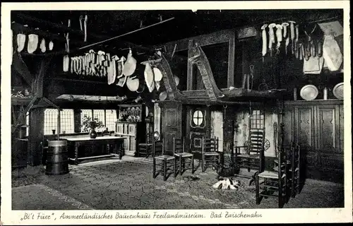 Ak Bad Zwischenahn in Niedersachsen, Bi't Füer, Ammerländisches Bauernhaus, Freilandmuseum