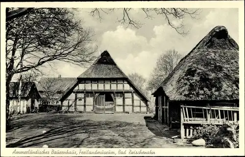 Ak Bad Zwischenahn in Niedersachsen, Ammerländisches Bauernhaus, Freilandmuseum