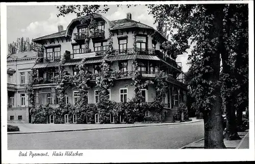 Ak Bad Pyrmont in Niedersachsen, Haus Hölscher