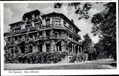 Ak Bad Pyrmont in Niedersachsen, Haus Hölscher