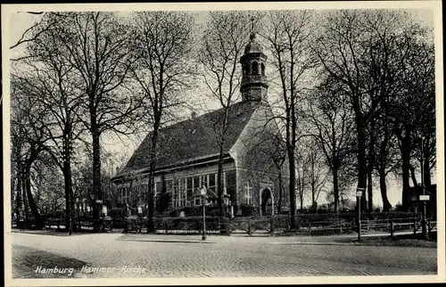 Ak Hamburg Hamm, Kirche