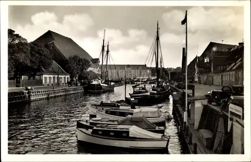 Ak København Kopenhagen Dänemark, Frederiksholms Canal, Warehouse