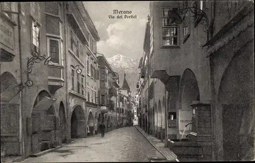 Ak Meran Merano Südtirol, Via dei Portici