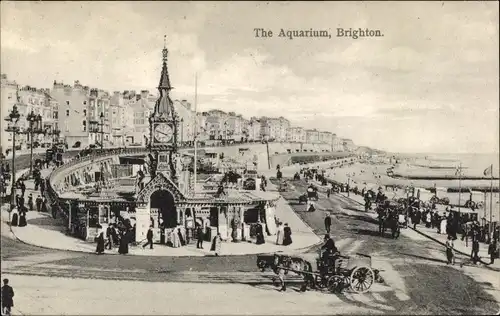 Ak Brighton East Sussex England, The Aquarium