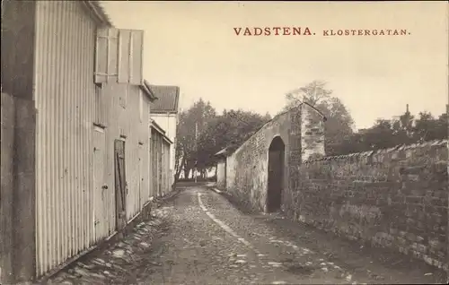 Ak Vadstena Schweden, Klostergatan