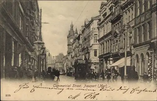 Ak Newport Monmouthshire Wales, Commercial Street