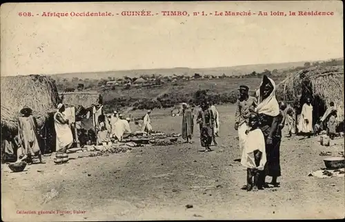 Ak Timbo Guinea, Le Marche, Au loin, la Residence