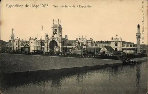 Ak Liège Lüttich Wallonien, Exposition de Liege 1905, Vue generale de l'Exposition