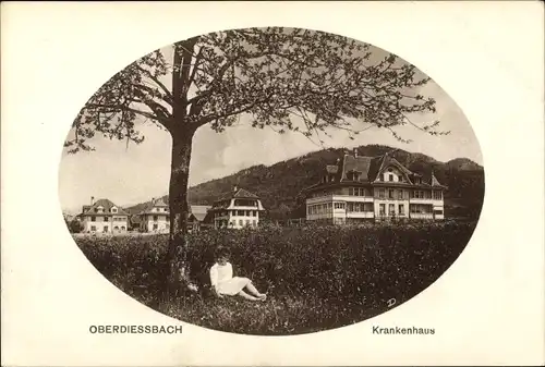 Ak Oberdiessbach Kt Bern, Krankenhaus
