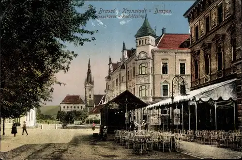Ak Brașov Brassó Kronstadt Rumänien, Rudolfsring