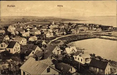 Ak Kullen Schweden, Mölle, Blick auf den Ort