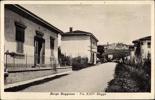 Ak Borgo a Buggiano Toskana, Via XXIV Maggio
