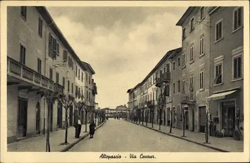 Ak Altopascio Toskana, Via Cavour