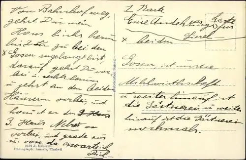 Ak Zell Kanton Zürich, Asyl Rämismühle beim Gosen