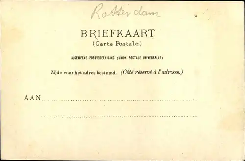 Ak Rotterdam Südholland Niederlande, Koninkl. bezoek 1901, In de Gasfabriek, Adel Niederlande