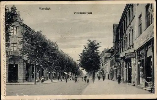 Ak Marxloh Duisburg im Ruhrgebiet, Provinzialstraße, Geschäfte