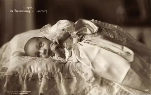Ak Erbprinz Ernst August von Braunschweig und Lüneburg, Kinderportrait