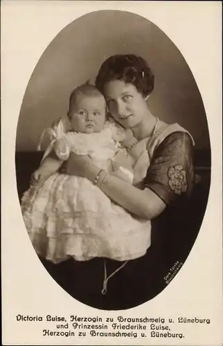 Ak Herzogin Viktoria Luise zu Braunschweig und Lüneburg, Prinzessin Friederike Luise