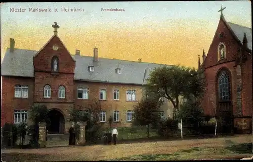 Ak Heimbach in der Eifel, Abtei Mariawald, Kloster, Fremdenhaus