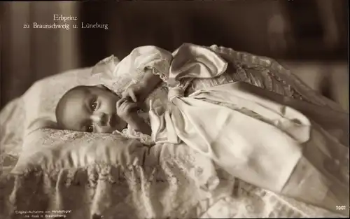 Ak Erbprinz Ernst August von Braunschweig und Lüneburg, Kinderportrait