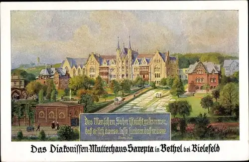 Ak Bethel Bielefeld in Nordrhein Westfalen, Diakonissen Mutterhaus Sarepta