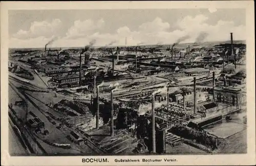 Ak Bochum im Ruhrgebiet, Gußstahlwerk Bochumer Verein