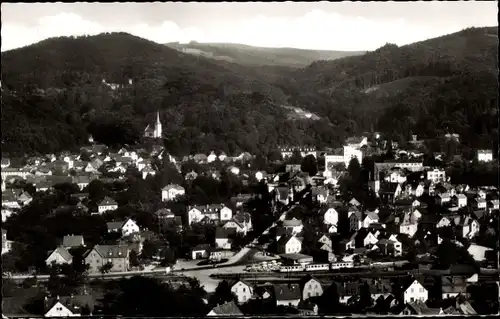 Ak Jugenheim an der Bergstrasse Hessen, Teilansicht