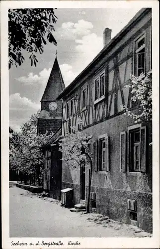 Ak Seeheim Jugenheim an der Bergstraße, Kirche