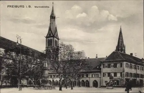 Ak Freiburg im Breisgau, Martinskirche
