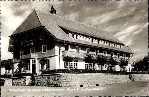 Ak Sankt Märgen im Schwarzwald, Zum Hirschen