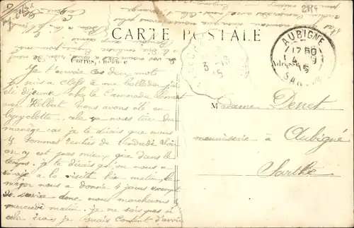 Ak Clefs Maine et Loire, Arrivee de la Fleche